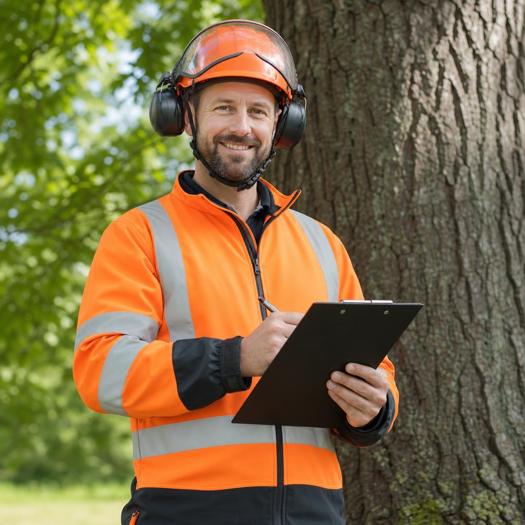 Professional Arborist answering questions